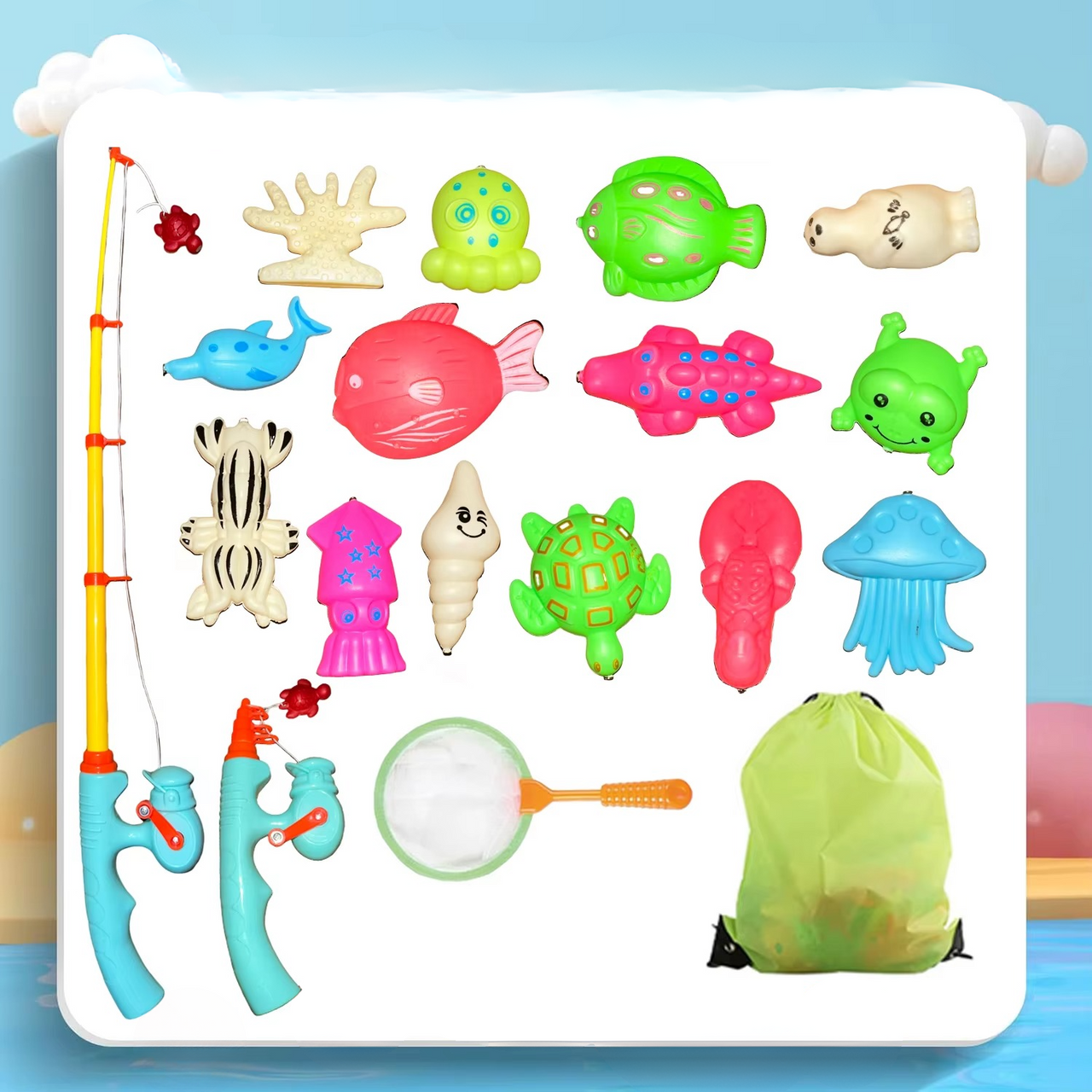 Fishing Game – Apprentissage et découverte – Jeu de pêche magnétique