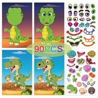 Thumbnail for Funny Faces™ – Plaisir animal et plaisir collant – Livre d'autocollants réutilisables