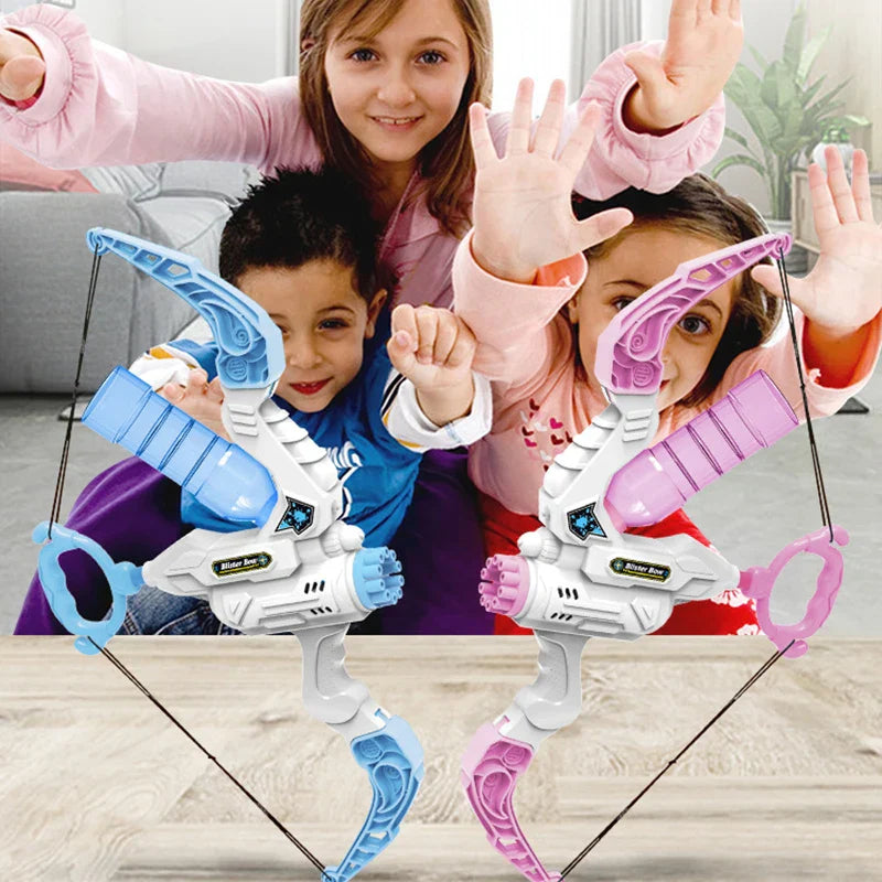 TrendyToys – Actif et créatif – Machine à bulles 2 en 1 en forme d'arc