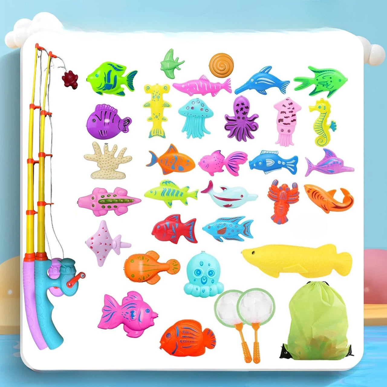 Fishing Game – Apprentissage et découverte – Jeu de pêche magnétique