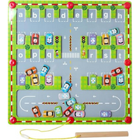 Thumbnail for AlfaKids – Apprendre et découvrir – Tableau de jeu magnétique avec alphabet