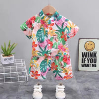 Thumbnail for Mini Fashion™ - Frais et joyeux - Ensemble floral pour garçons