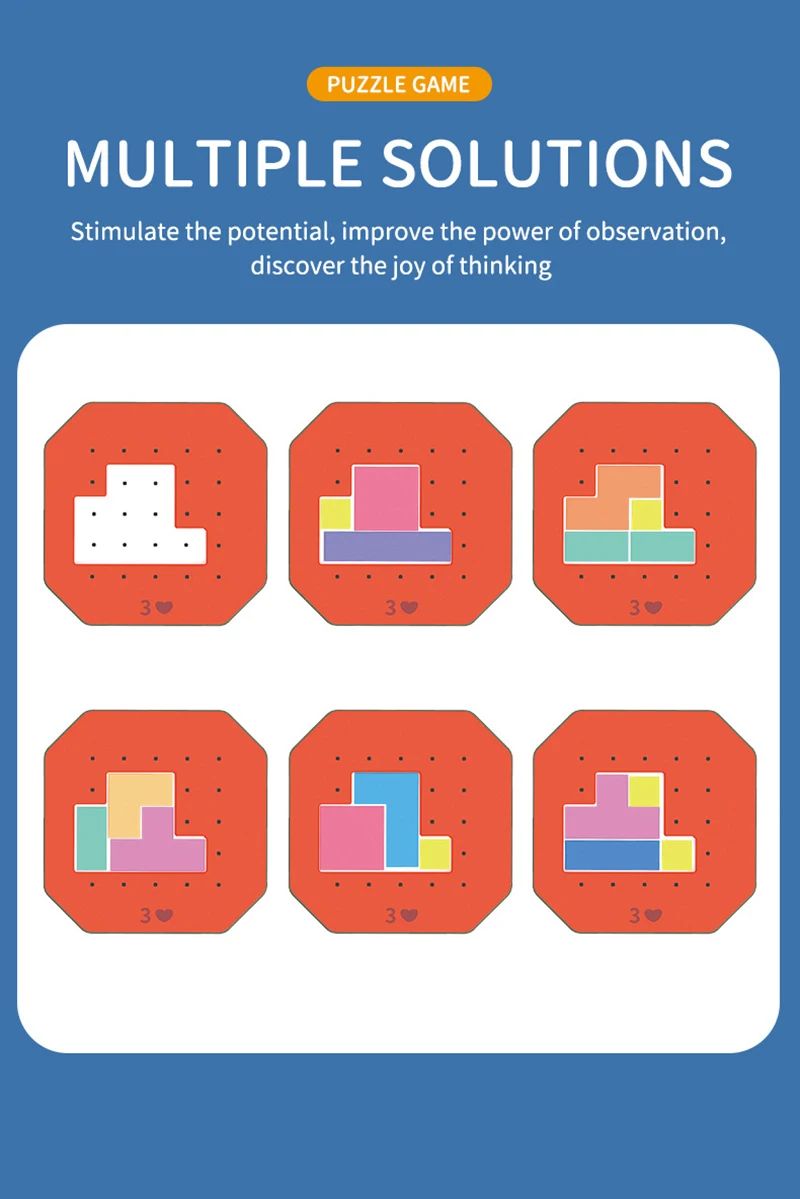 Logic Blocks™ – Couleur et créativité – Puzzles géométriques
