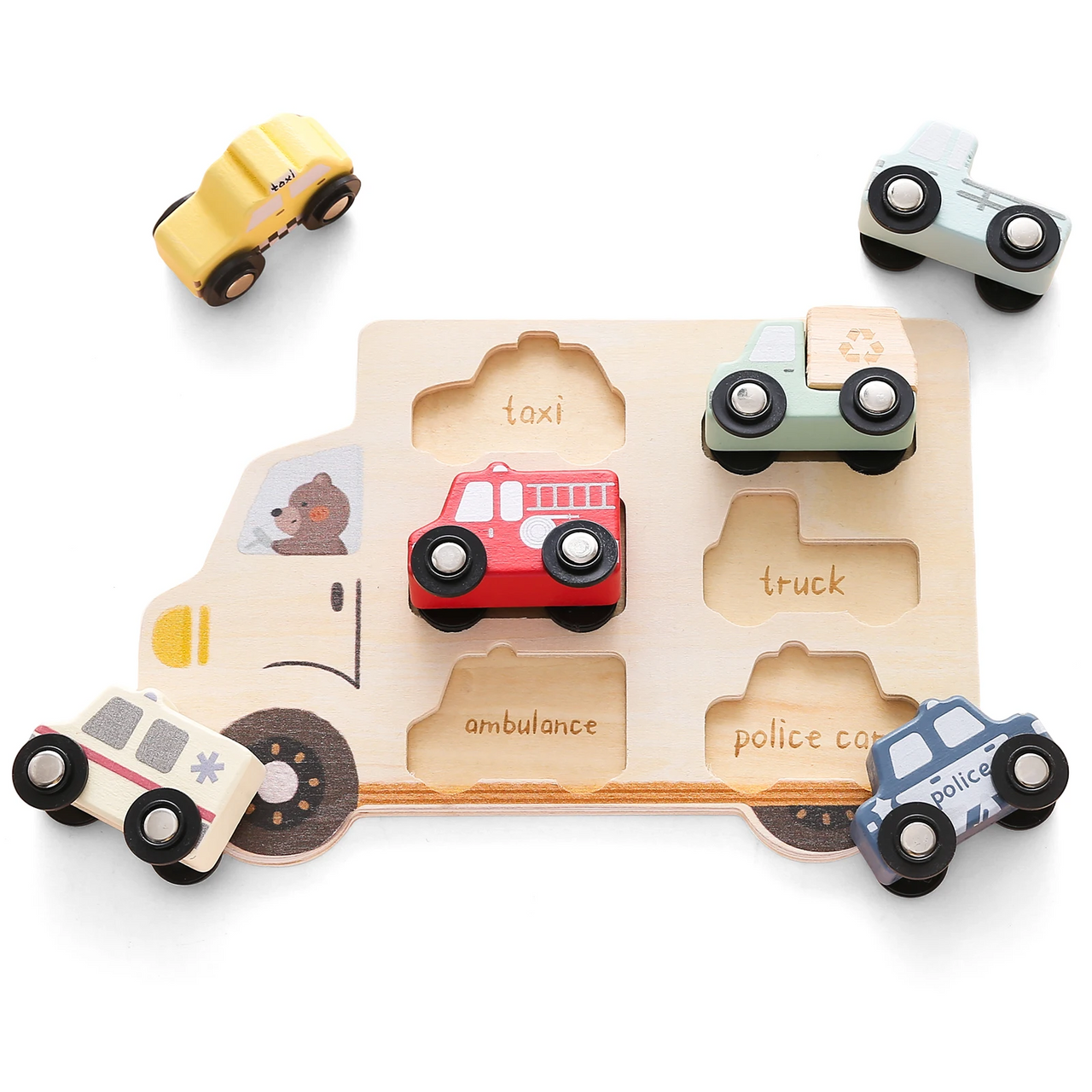 Woods™ – Aventure Puzzle – Puzzle en bois pour voitures