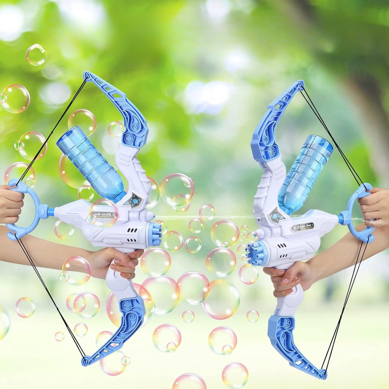 TrendyToys – Actif et créatif – Machine à bulles 2 en 1 en forme d'arc