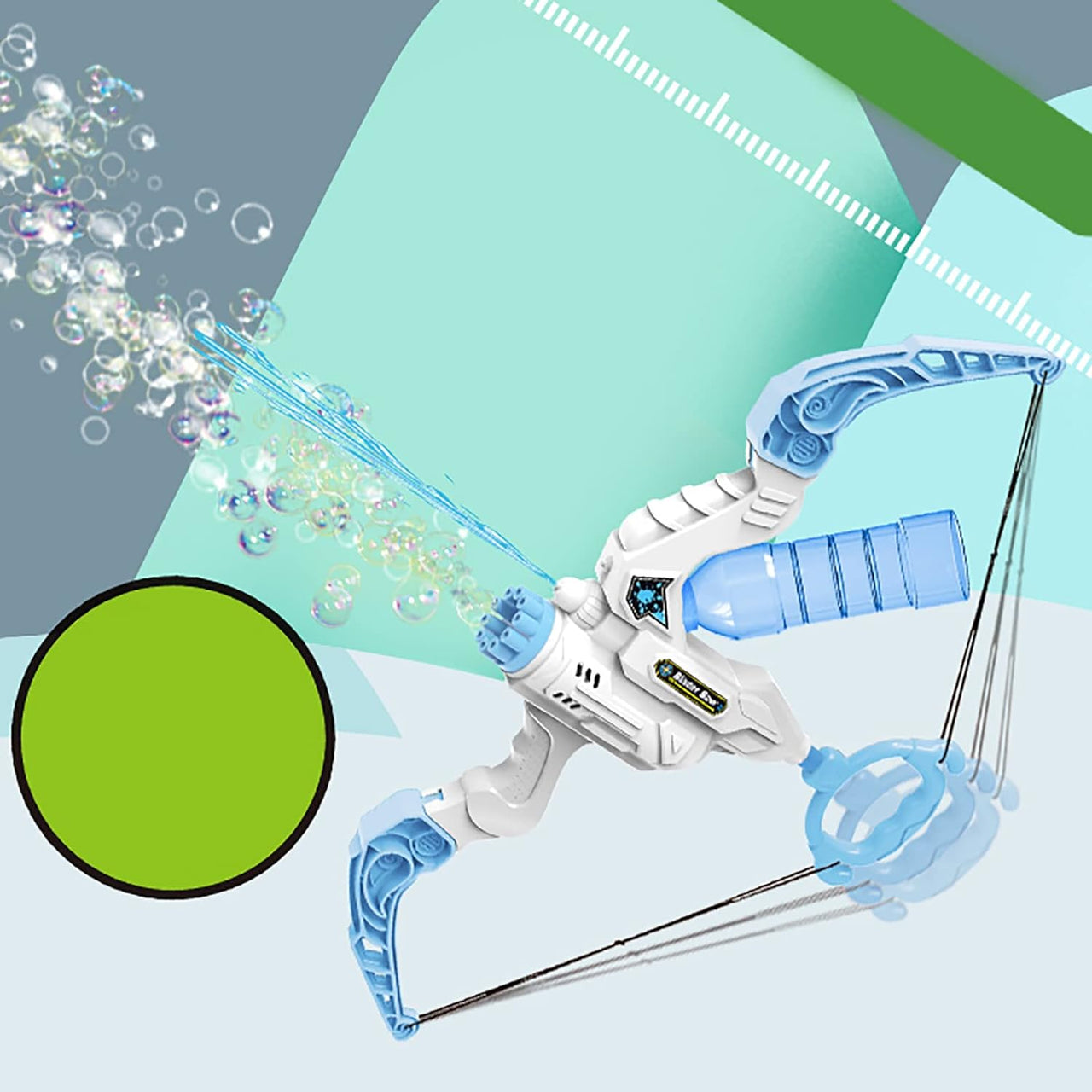 TrendyToys – Actif et créatif – Machine à bulles 2 en 1 en forme d'arc