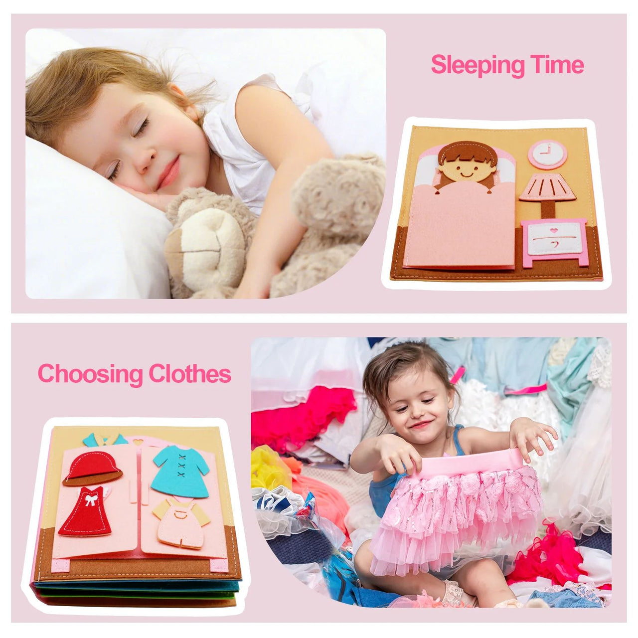 Life Skills Book – Jouer et apprendre – Cahier d'activités pour les tout-petits
