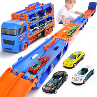Thumbnail for Mega Transporter - 9-en-1 Plaisir de course - Camion jouet transformable