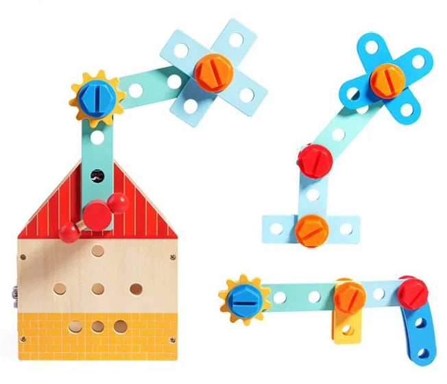 Busy Box™ - Découvrir et apprendre - Boîte d'activités en bois