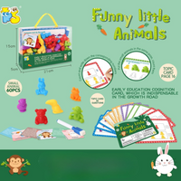 Thumbnail for Rainbow Teddy Bears Toys™ - Éducatif et créatif - Oursons à compter arc-en-ciel
