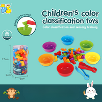 Thumbnail for Rainbow Teddy Bears Toys™ - Éducatif et créatif - Oursons à compter arc-en-ciel