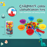 Thumbnail for Rainbow Teddy Bears Toys™ - Éducatif et créatif - Oursons à compter arc-en-ciel