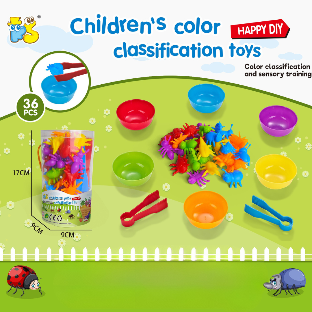 Rainbow Teddy Bears Toys™ - Éducatif et créatif - Oursons à compter arc-en-ciel