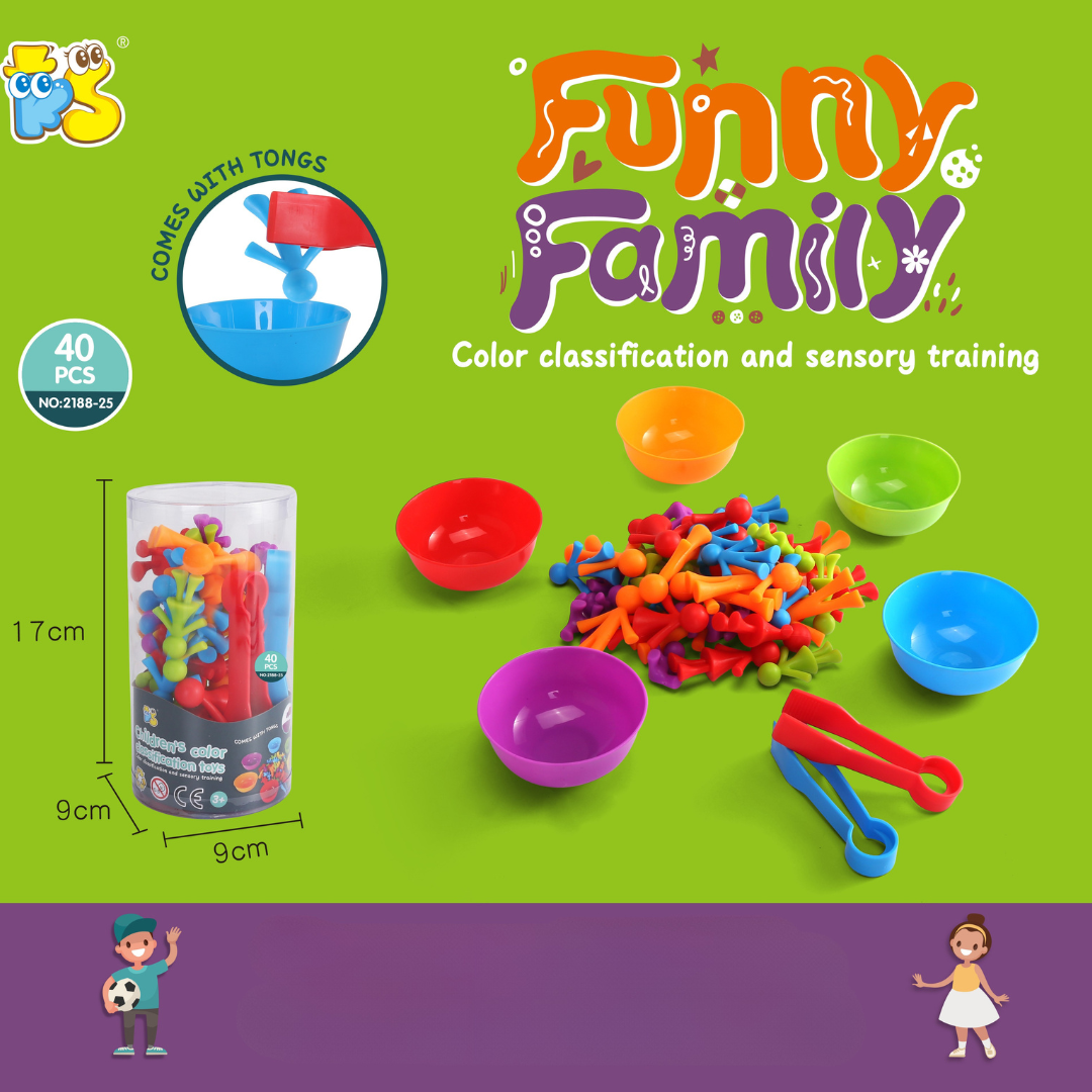 Rainbow Teddy Bears Toys™ - Éducatif et créatif - Oursons à compter arc-en-ciel