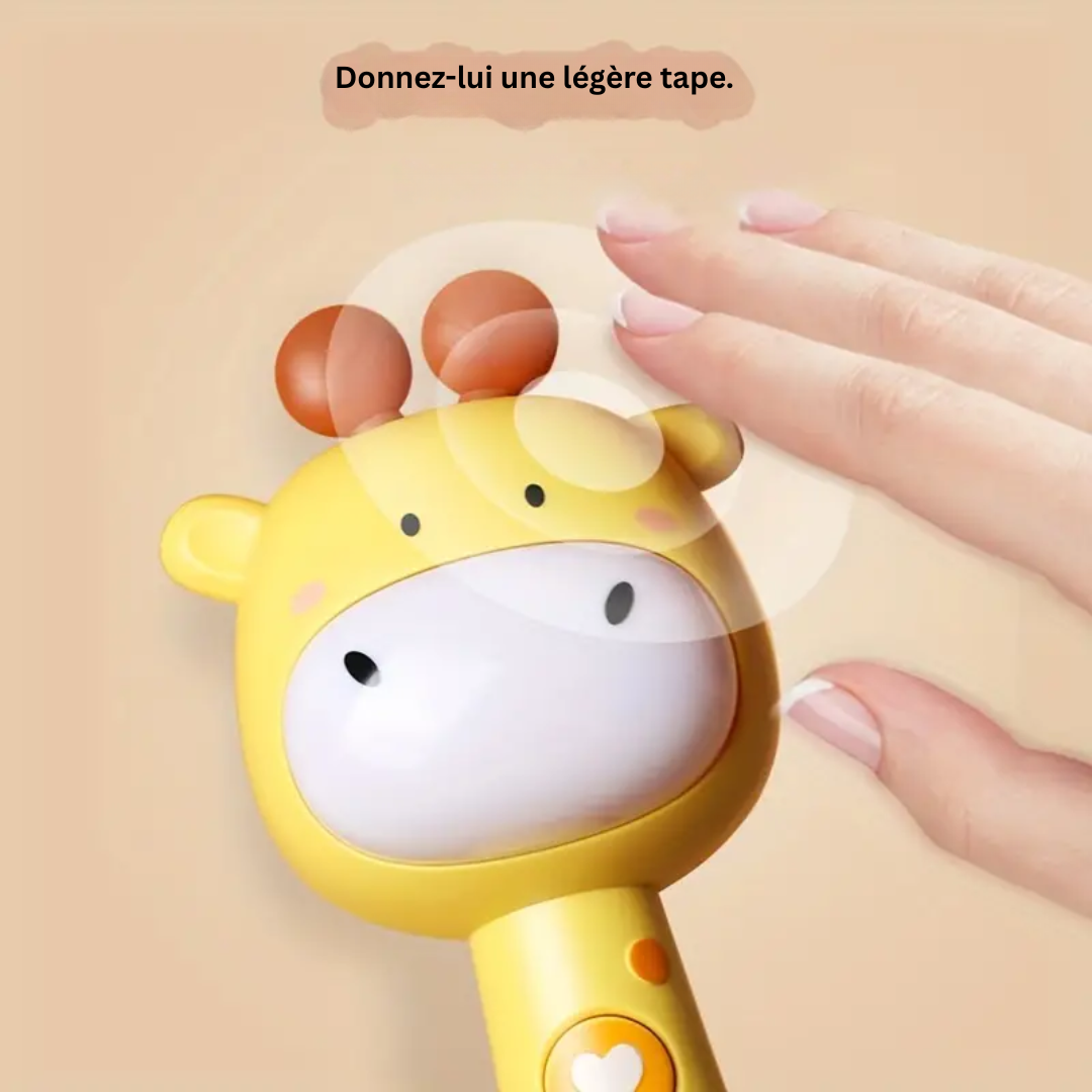 TinyZintuig – Sûr et instructif - Hochet de bébé pour le développement sensoriel