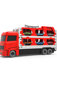 Thumbnail for Mega Transporter - 9-en-1 Plaisir de course - Camion jouet transformable