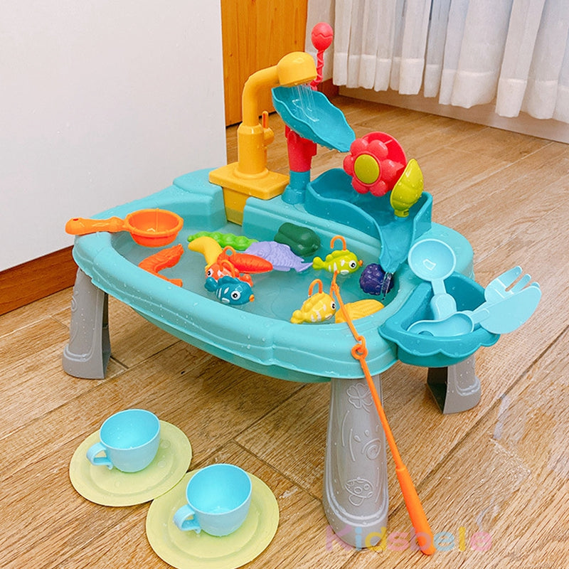 SinkPlay – Fantaisie et développement – Évier de jeu et jeu de pêche 2 en 1