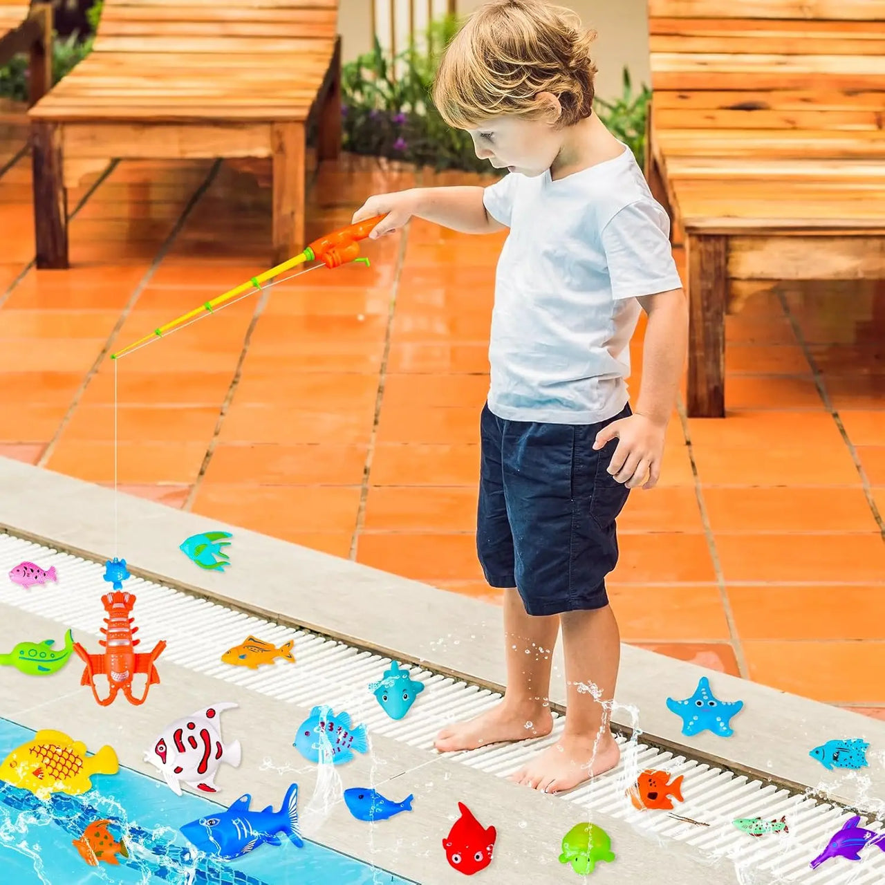 Fishing Game – Apprentissage et découverte – Jeu de pêche magnétique
