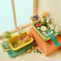 Thumbnail for Children Kitchen – S'amuser et apprendre dans l'eau – Cuvette de jeu 2 en 1