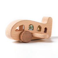 Thumbnail for Woods™ - Promouvoir la créativité et la motricité - Jouet avion Montessori en bois