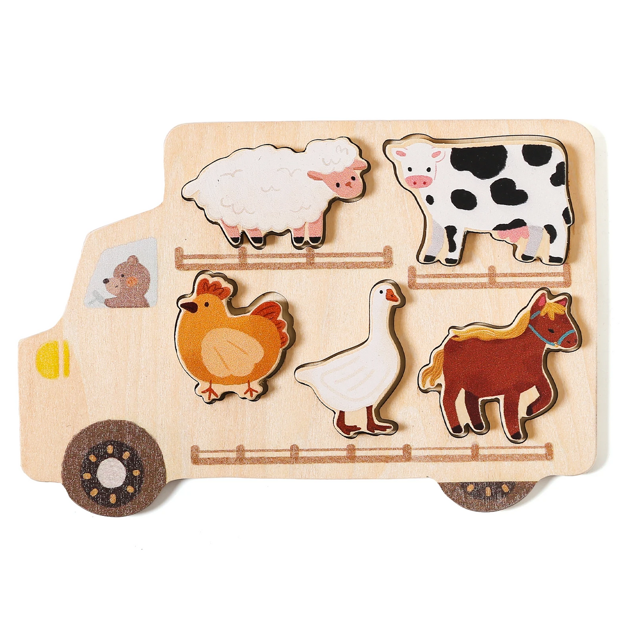 Woods™ – Aventure Puzzle – Puzzle en bois pour voitures