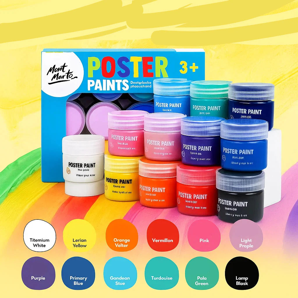 PaintJoy – Coloré et créatif – Set de peinture au doigt et gouaches