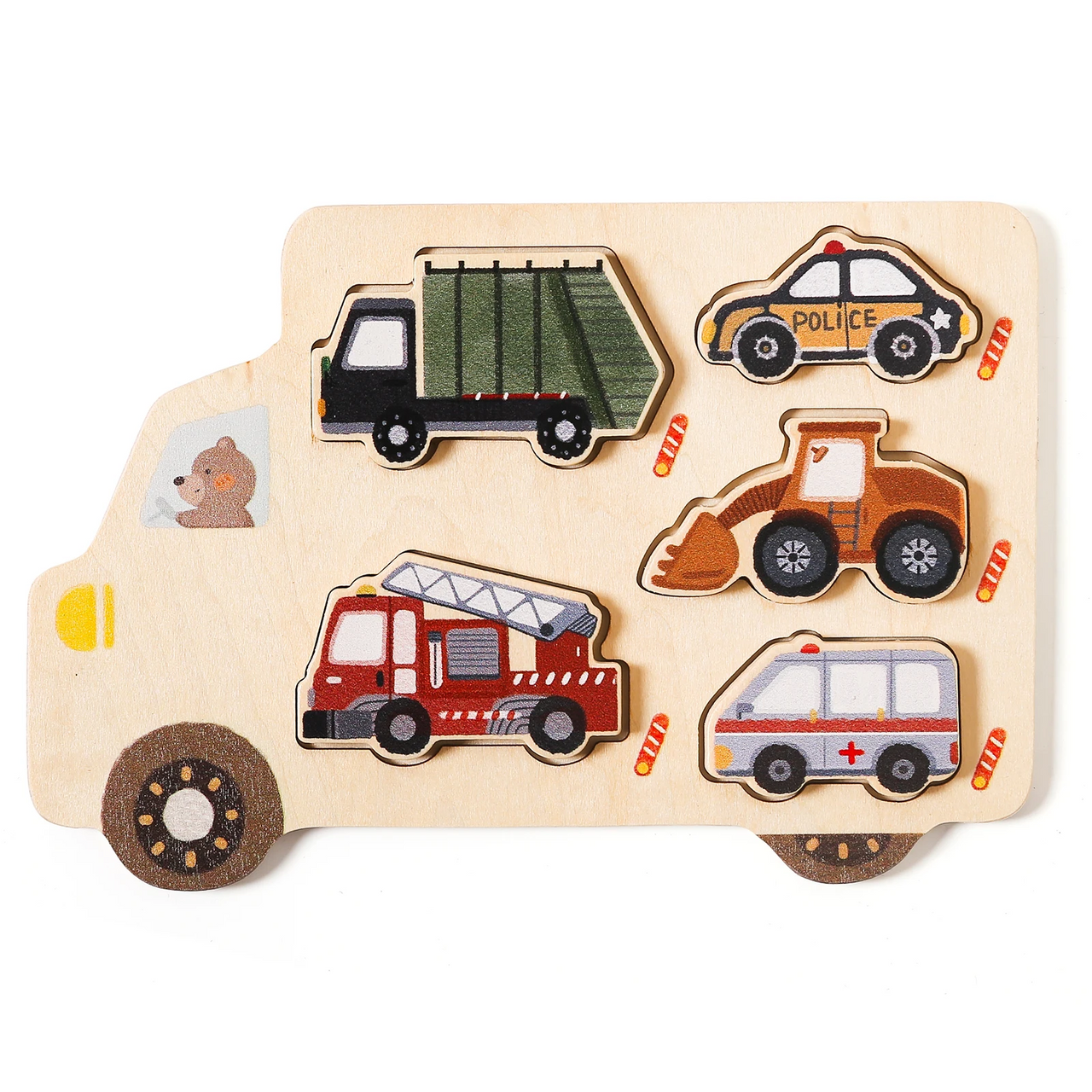 Woods™ – Aventure Puzzle – Puzzle en bois pour voitures