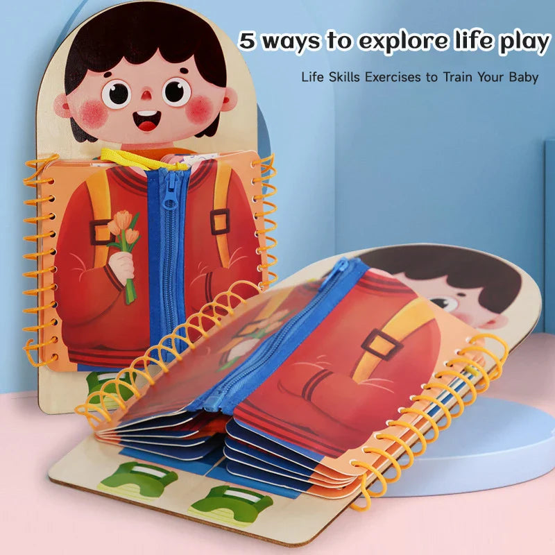 Little Helper™ - Bouton et fermeture éclair - Tableau d'activités