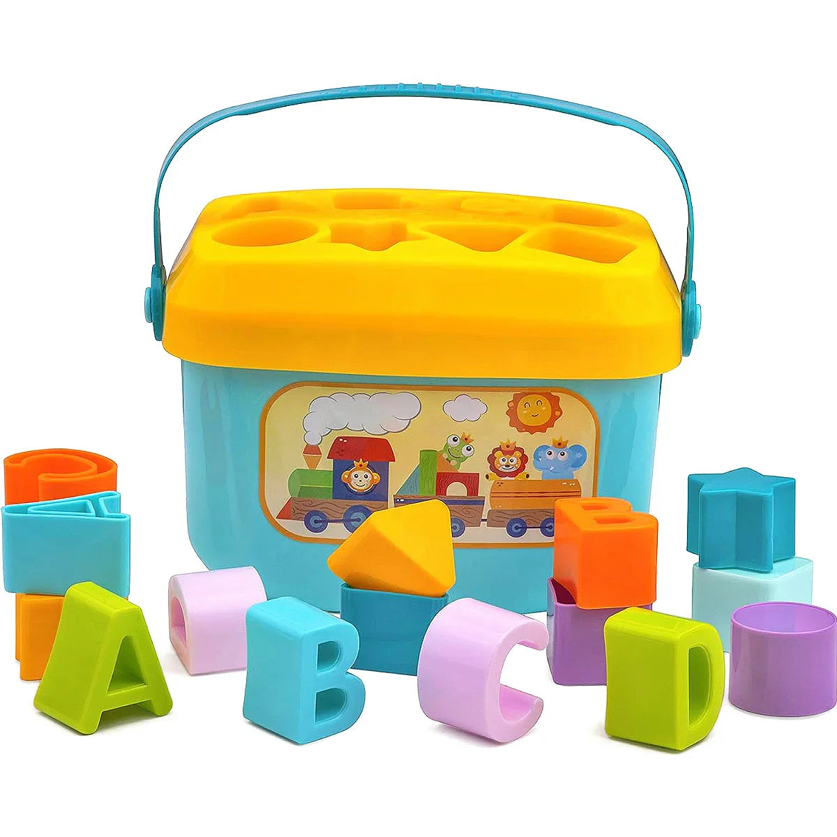 LittleGenius – Jouer et apprendre – Seau de tri des formes colorées