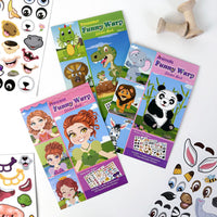 Thumbnail for Funny Faces™ – Plaisir animal et plaisir collant – Livre d'autocollants réutilisables