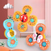 Bath Spinner Set™ - Dans le bain ou la voiture - Spinners à succion