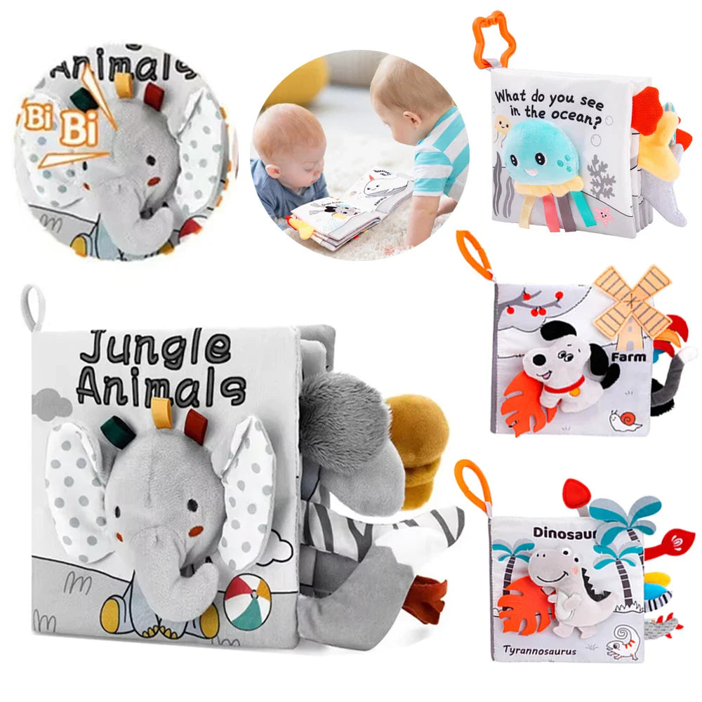 Soft Sensory Book – Sentir et découvrir – Livret du bébé