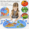 GeoMap – Éducatif et amusant – Puzzle de sol « Carte du monde »