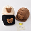 Mini Fashion - Robuste et mignon - Casquette en velours côtelé pour enfant Ourson