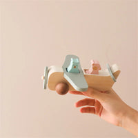 Thumbnail for Woods™ - Promouvoir la créativité et la motricité - Jouet avion Montessori en bois