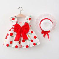 Thumbnail for Mini Fashion™ – Douceur et été – Robe à fruits (avec chapeau de paille GRATUIT)