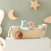 Thumbnail for Woods™ - Promouvoir la créativité et la motricité - Jouet avion Montessori en bois