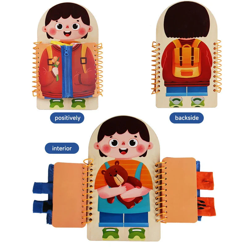 Little Helper™ - Bouton et fermeture éclair - Tableau d'activités