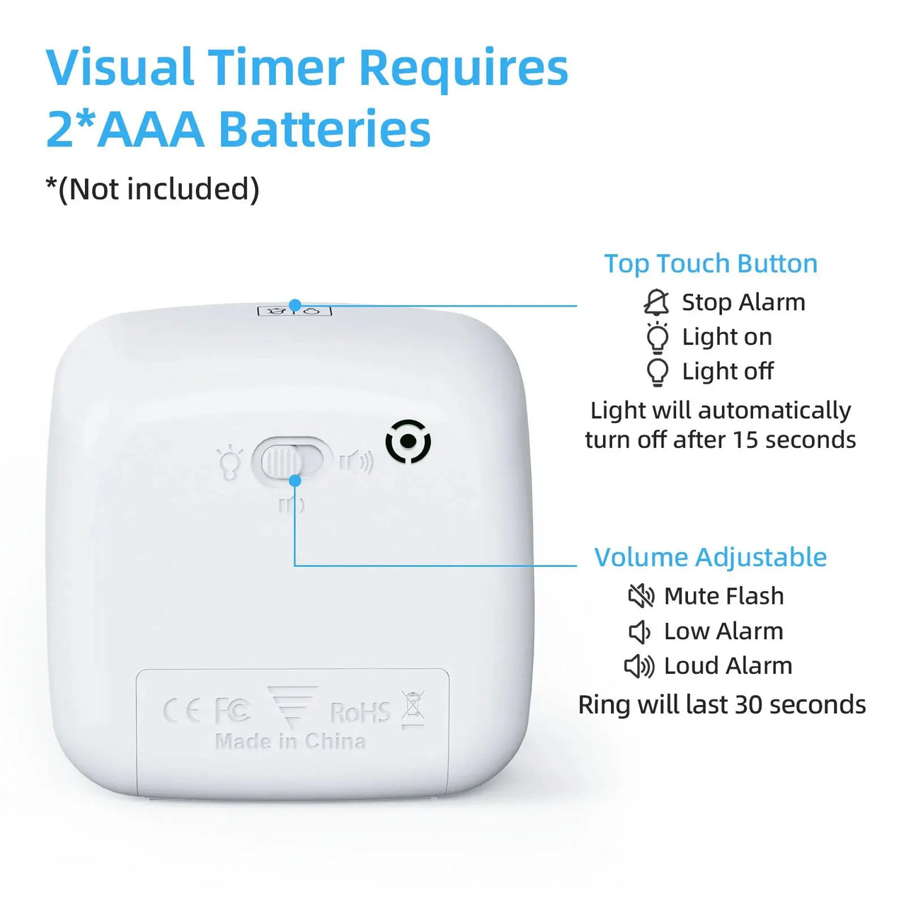 Visual Timer – Coloré et calme – Minuteur pour enfants