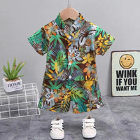 Thumbnail for Mini Fashion™ - Frais et joyeux - Ensemble floral pour garçons