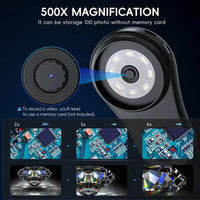 Thumbnail for Pocket Microscope 500X - Petite et puissante - Loupe à main