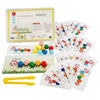 Wooden Clip Beads™ – Des mouvements colorés pour s'amuser avec la chenille – Jouets de coloriage et de motricité