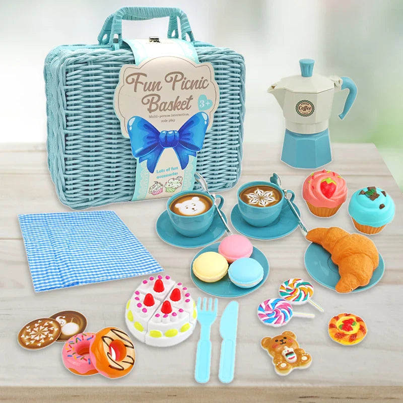 Tea Party Set – Douceur et chic – Set de jouets pour le pique-nique