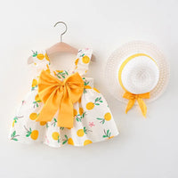 Thumbnail for Mini Fashion™ – Douceur et été – Robe à fruits (avec chapeau de paille GRATUIT)