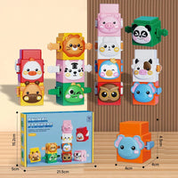 Thumbnail for StackAnimals – Amusant et éducatif – Set de jeu empilable Animaux