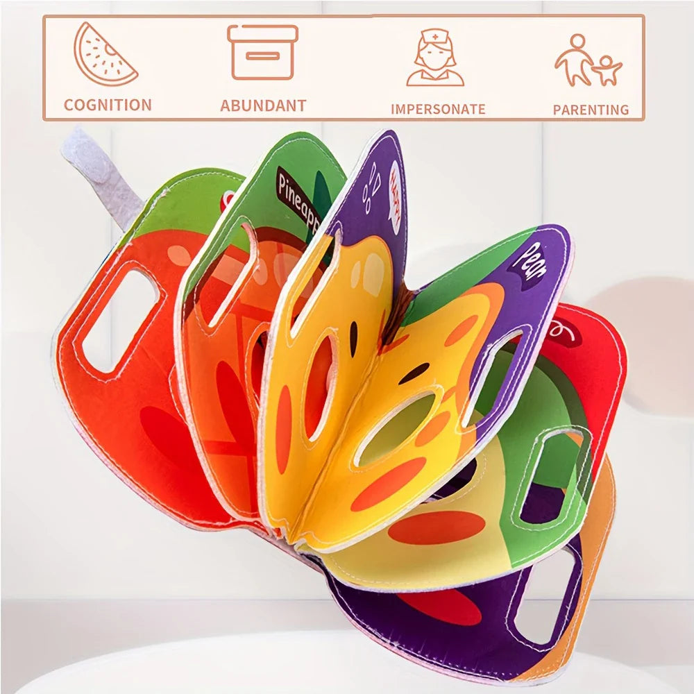 Mask Book™ – Bébé apprend ses premières impressions - Livre de masques en tissu