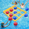 Pool Tic Tac Toe – Coloré et amusant - Jeu de piscine quatre en ligne
