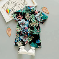 Thumbnail for Mini Fashion™ - Frais et joyeux - Ensemble floral pour garçons