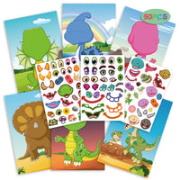 Thumbnail for Funny Faces™ – Plaisir animal et plaisir collant – Livre d'autocollants réutilisables