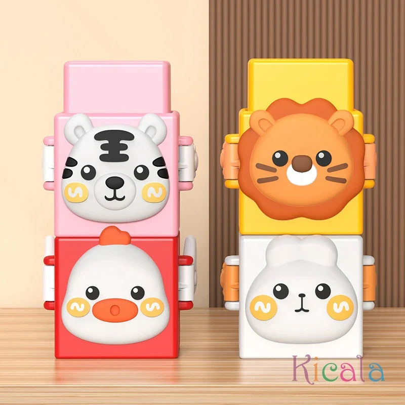 StackAnimals – Amusant et éducatif – Set de jeu empilable Animaux
